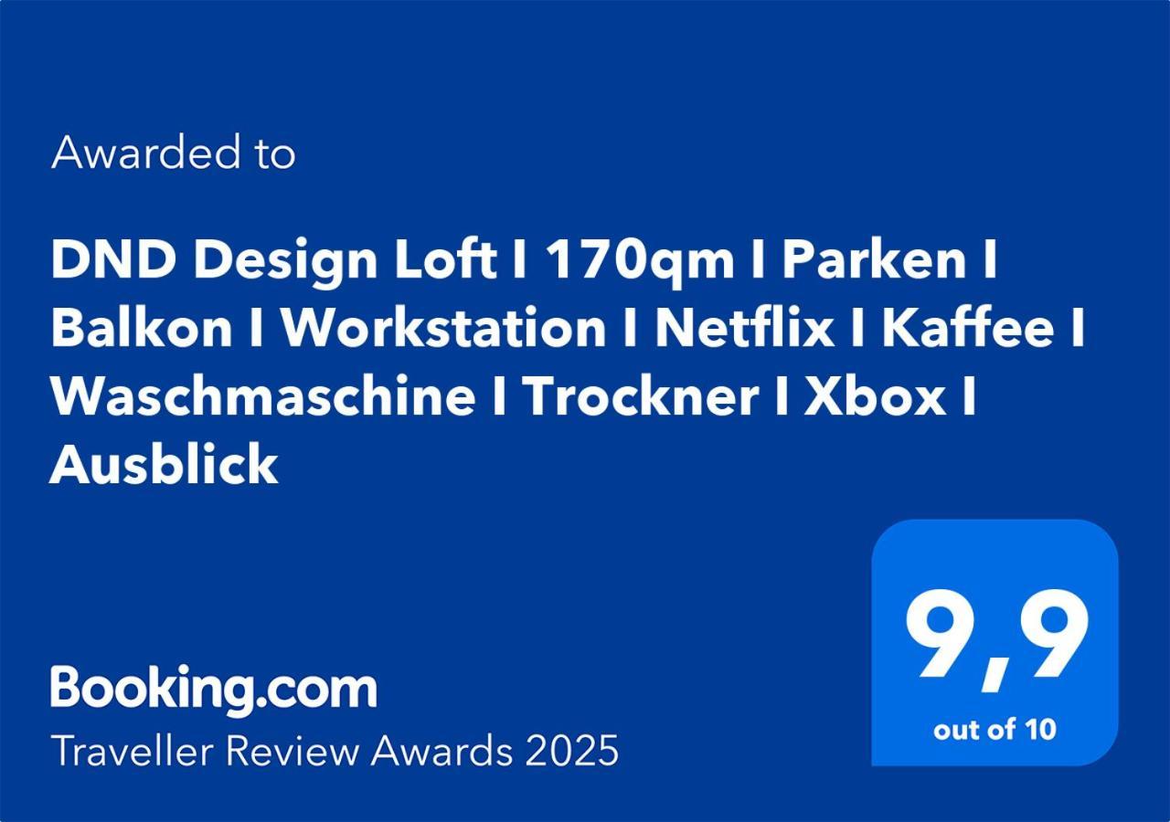 Appartamento Dnd Design Loft I 170Qm I Parken I Balkon I Workstation I Netflix I Kaffee I Waschmaschine I Trockner I Xbox I Ausblick Würzburg Esterno foto